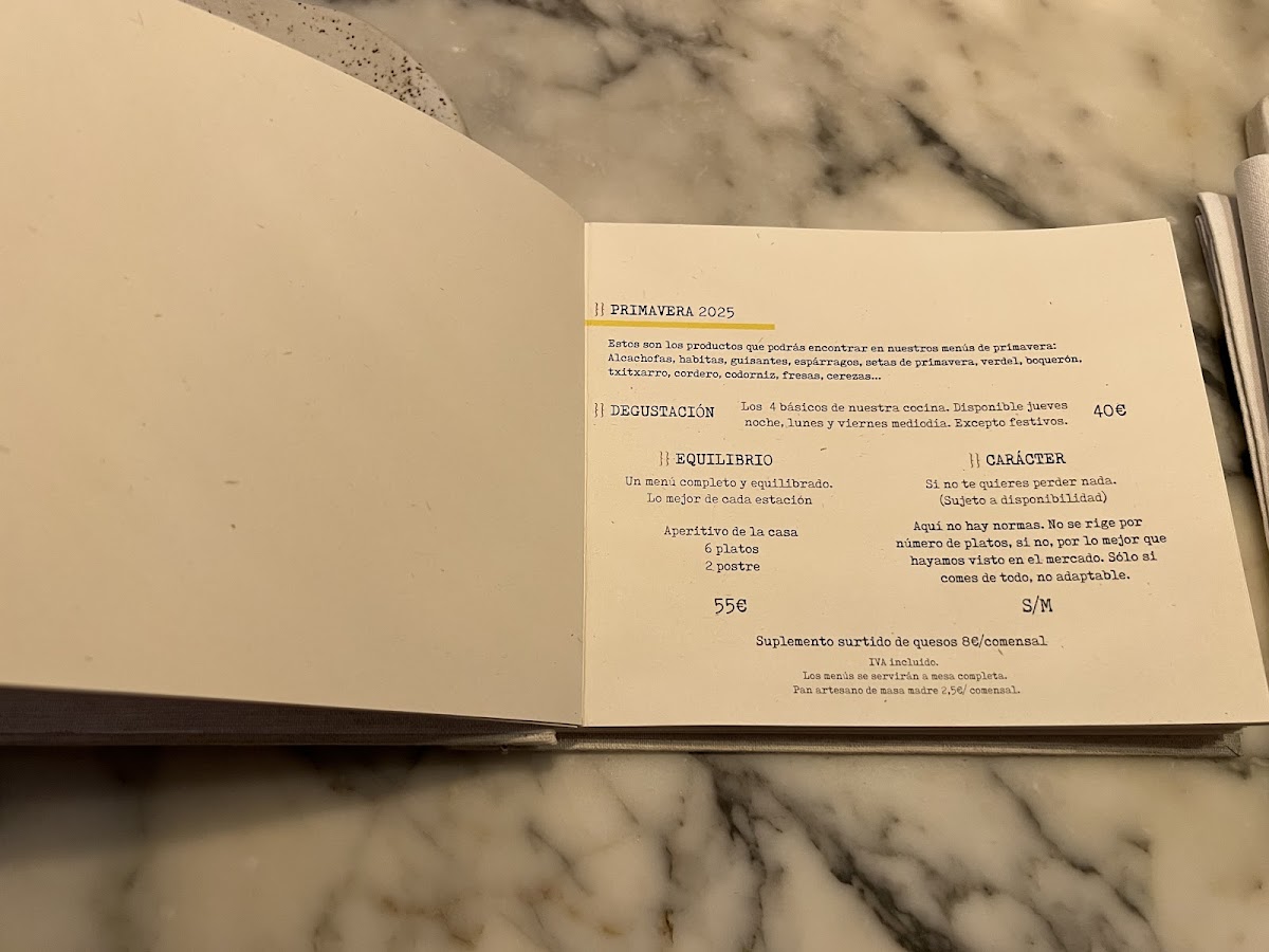 Menu - Forastera photo 1