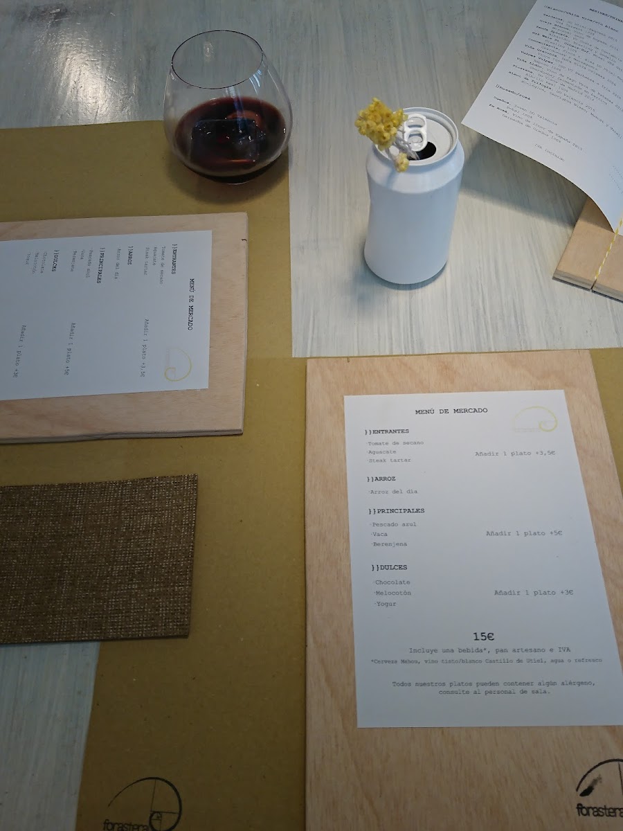 Menu - Forastera photo 6